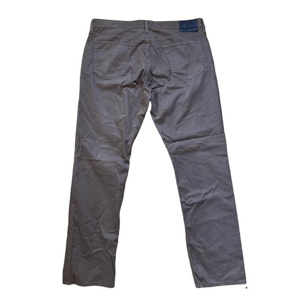 AG Adriano Goldschmied The Everett Slim Straight Men’s Pants Size 38x32 Brown - Picture 6 of 8